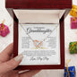 Beautiful Granddaughter | Love Pop Pop | Interlocking Heart Necklace - Elliotrose Gifts