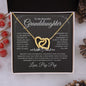 Beautiful Granddaughter | Love Pop Pop | Interlocking Heart Necklace - Elliotrose Gifts