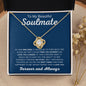 Beautiful Soulmate | Forever and Always | Love Knot Necklace - Elliotrose Gifts