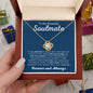 Beautiful Soulmate | Forever and Always | Love Knot Necklace - Elliotrose Gifts
