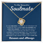 Beautiful Soulmate | Forever and Always | Love Knot Necklace - Elliotrose Gifts