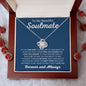 Beautiful Soulmate | Forever and Always | Love Knot Necklace - Elliotrose Gifts