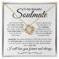 Beautiful Soulmate | Forever and Always | Love Knot Necklace - Elliotrose Gifts