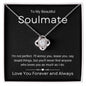Beautiful Soulmate | Love You Forever | Love Knot Necklace - Elliotrose Gifts