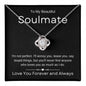 Beautiful Soulmate | Love You Forever | Love Knot Necklace - Elliotrose Gifts
