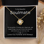 Beautiful Soulmate | Love You Forever | Love Knot Necklace - Elliotrose Gifts