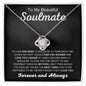 Beautiful Soulmate | Love You Longer | Love Knot Necklace - Elliotrose Gifts