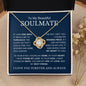 Beautiful Soulmate | Missing Piece | Love Knot Necklace - Elliotrose Gifts