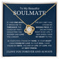 Beautiful Soulmate | Missing Piece | Love Knot Necklace - Elliotrose Gifts