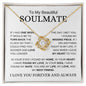 Beautiful Soulmate | My Heart | Love Knot Necklace - Elliotrose Gifts