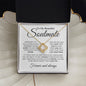 Beautiful Soulmate | My Queen | Love Knot Necklace - Elliotrose Gifts