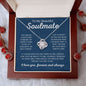 Beautiful Soulmate | My Soulmate | Love Knot Necklace - Elliotrose Gifts
