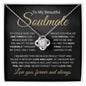 Beautiful Soulmate | One Thing In Life | Love Knot Necklace - Elliotrose Gifts