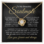 Beautiful Soulmate | One Thing In Life | Love Knot Necklace - Elliotrose Gifts