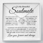 Beautiful Soulmate | One Thing | Love Knot Necklace - Elliotrose Gifts