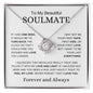 Beautiful Soulmate | One Wish | Love Knot Necklace - Elliotrose Gifts