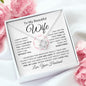 Beautiful Wife | Live Without You | Love Knot Necklace - Elliotrose Gifts