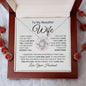 Beautiful Wife | Live Without You | Love Knot Necklace - Elliotrose Gifts
