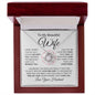 Beautiful Wife | Live Without You | Love Knot Necklace - Elliotrose Gifts