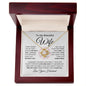 Beautiful Wife | Live Without You | Love Knot Necklace - Elliotrose Gifts
