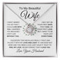 Beautiful Wife | Love and Light | Love Knot Necklace - Elliotrose Gifts