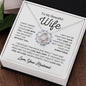 Beautiful Wife | Love and Light | Love Knot Necklace - Elliotrose Gifts