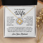 Beautiful Wife | Love and Light | Love Knot Necklace - Elliotrose Gifts