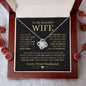 Beautiful Wife | Love and Light | Love Knot Necklace - Elliotrose Gifts
