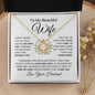 Beautiful Wife | Love and Light | Love Knot Necklace - Elliotrose Gifts
