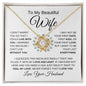 Beautiful Wife | Love and Light | Love Knot Necklace - Elliotrose Gifts