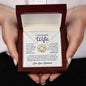 Beautiful Wife | Love and Light | Love Knot Necklace - Elliotrose Gifts