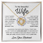 Beautiful Wife | Love and Light | Love Knot Necklace - Elliotrose Gifts