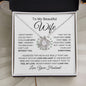 Beautiful Wife | Love and Light | Love Knot Necklace - Elliotrose Gifts