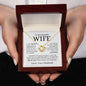 Beautiful Wife | Love You Longer | Love Knot Necklace - Elliotrose Gifts