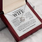 Beautiful Wife | Love You Longer | Love Knot Necklace - Elliotrose Gifts