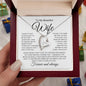 Beautiful Wife | Never Forget | Forever Love Necklace - Elliotrose Gifts