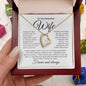 Beautiful Wife | Never Forget | Forever Love Necklace - Elliotrose Gifts
