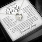 Beautiful Wife | Never Forget | Forever Love Necklace - Elliotrose Gifts