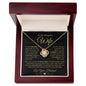 Beautiful Wife | One Wish | Love Knot Necklace - Elliotrose Gifts