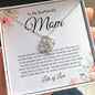 Boyfriends Mom | Loving Heart | Love Knot Necklace - Elliotrose Gifts