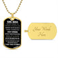 Girl Boss | Motivational Quotes | Dog Tag Necklace - Elliotrose Gifts