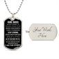 Girl Boss | Motivational Quotes | Dog Tag Necklace - Elliotrose Gifts