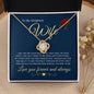 Gorgeous Wife | Forever and Always | Love Knot Necklace - Elliotrose Gifts