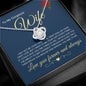 Gorgeous Wife | Forever and Always | Love Knot Necklace - Elliotrose Gifts