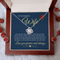 Gorgeous Wife | Forever and Always | Love Knot Necklace - Elliotrose Gifts