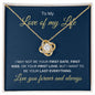 Love Of My Life | Love You Forever | Love Knot Necklace - Elliotrose Gifts