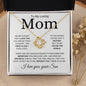 Loving Mom | Forever Grateful | Love Knot Necklace - Elliotrose Gifts