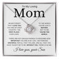 Loving Mom | Forever Grateful | Love Knot Necklace - Elliotrose Gifts