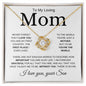 Loving Mom | Forever Grateful | Love Knot Necklace - Elliotrose Gifts