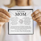 Loving Mom | More Than Words | Love Knot Necklace - Elliotrose Gifts